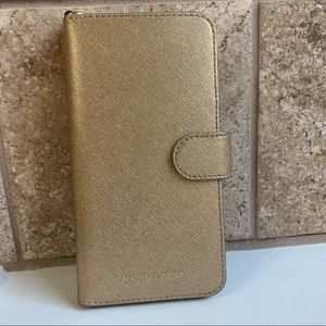 Michael Kors Phone Case w/ Wallet iPhone 6/7 Plus